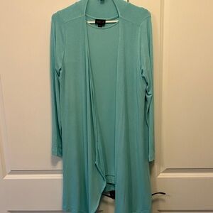 J Jill Teal Long Sleeve Cardigan Set